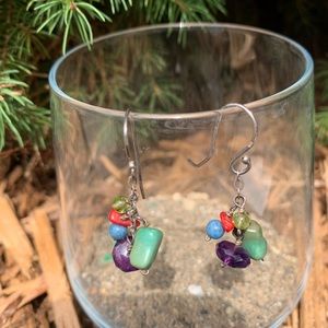 Silpada multicolor earrings